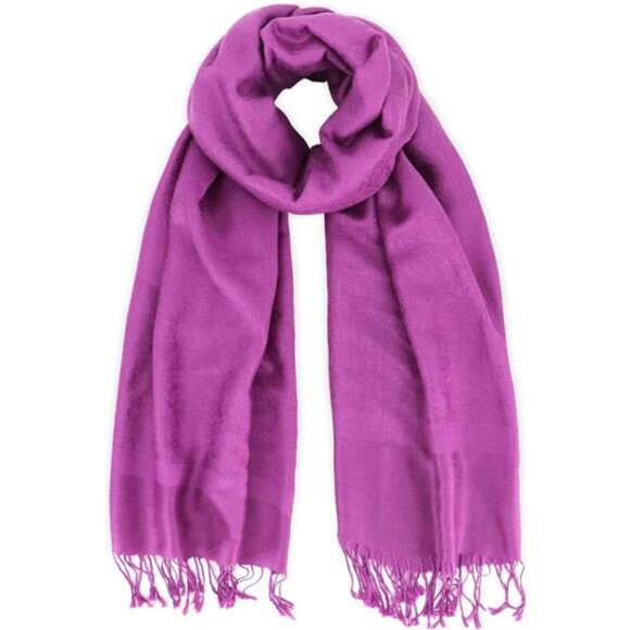 Silky Paisley Pashmina Shawl Scarf-Women's Soft Double-side Jacquard - Picture 1 of 6
